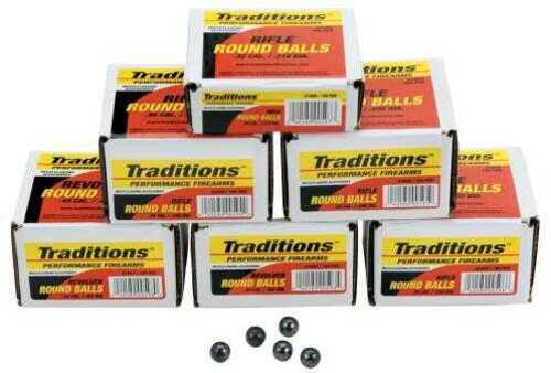 TRAD 44Cal Round Ball 100/Pk 140Gr Revolver